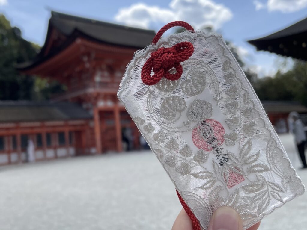 下鴨神社 鴨の音守 世界遺産 国宝 神社 京都 レース 御守 神社 寺 - その他